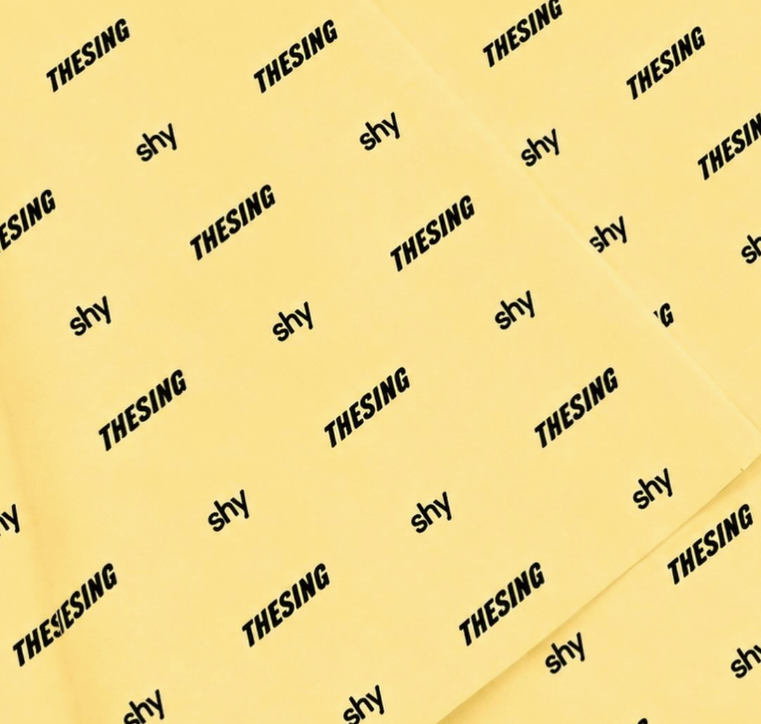 KICKER yellow x jessica shy – collaboration branding detail