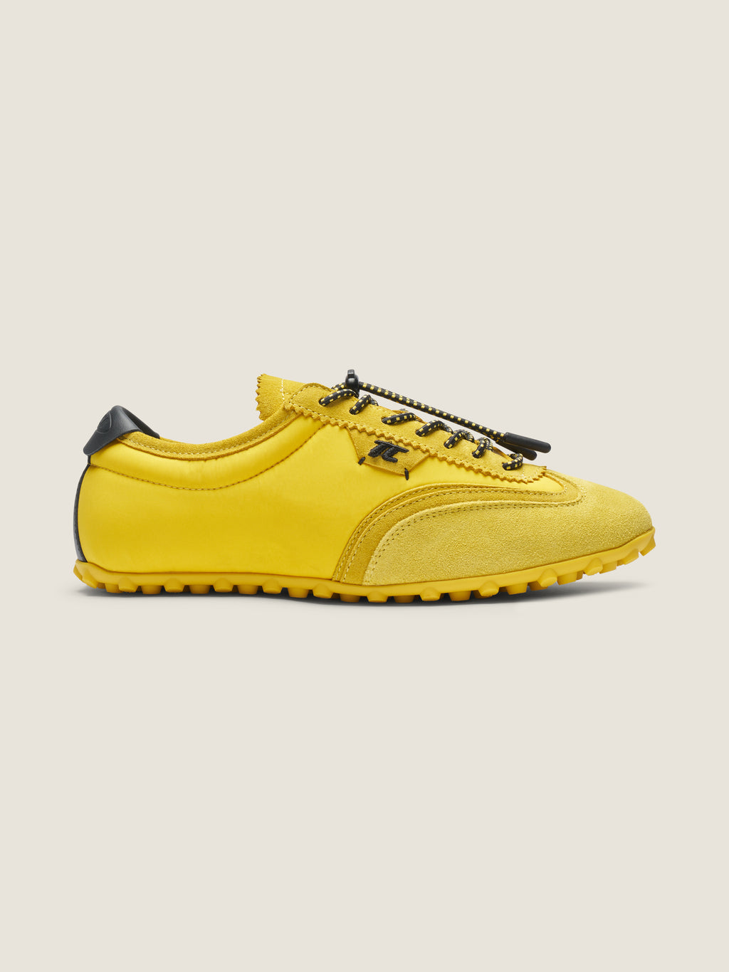 KICKER yellow x jessica shy sneaker – side view