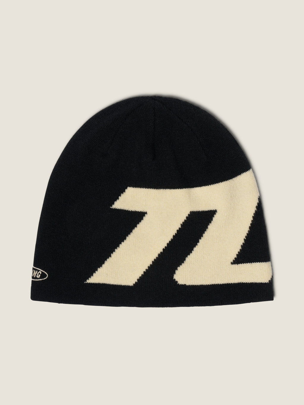 BEANIE - black creme