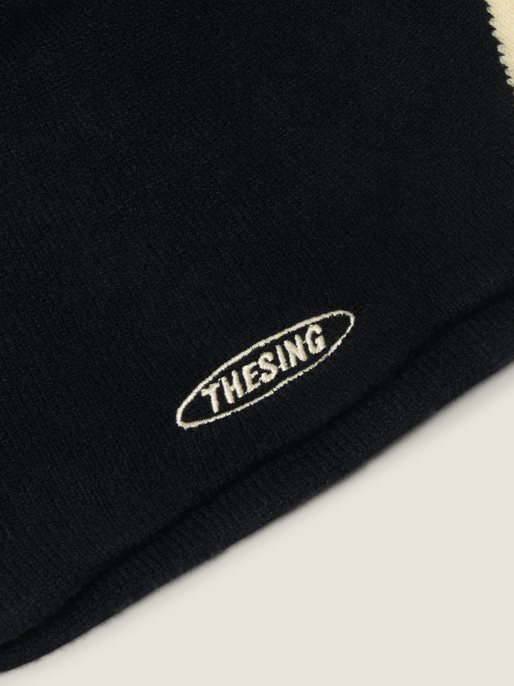 BEANIE - black creme
