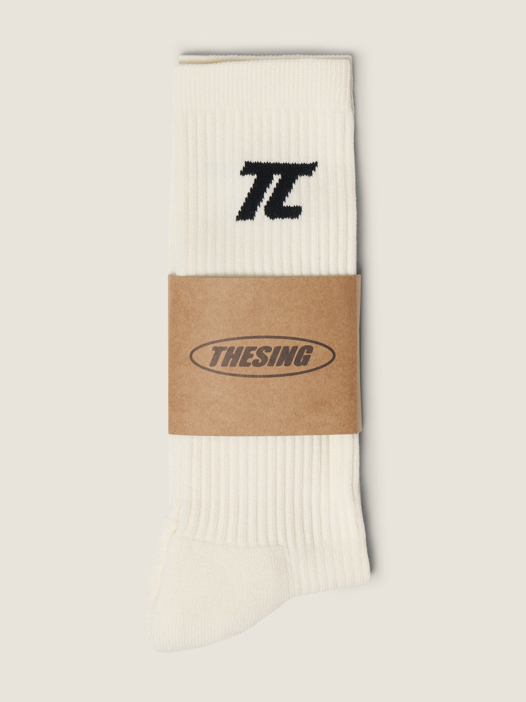 LOGO SOCK white