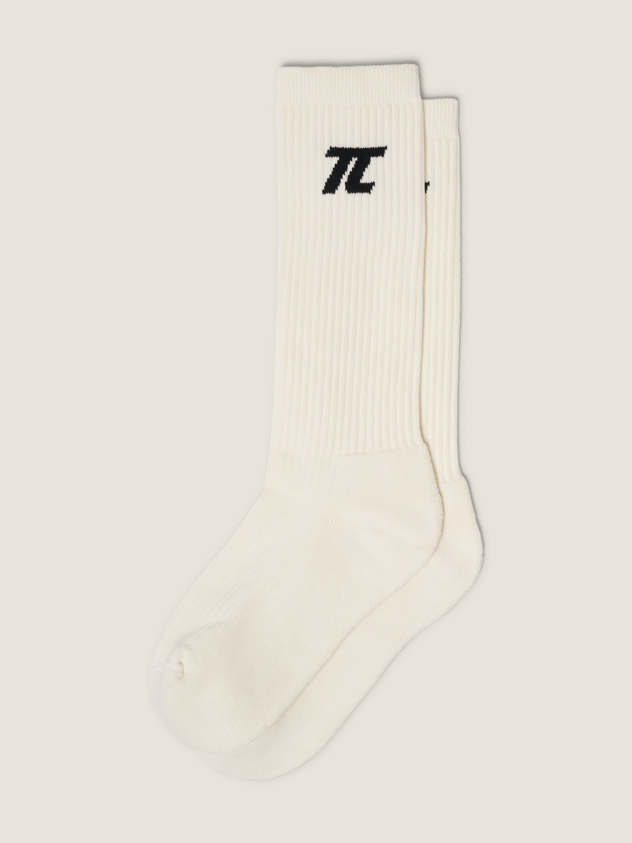 LOGO SOCK white